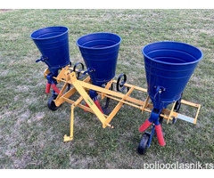 Špartač-prašač sa uređajem za bacanje đubriva