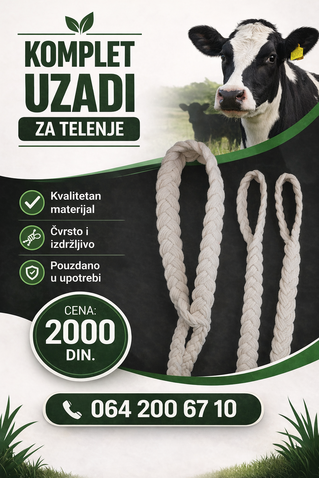 Kanapi za telenje- komplet